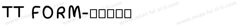 TT FORM字体转换